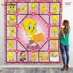 Tweety Bird 1 Quilt Blanket For Fans Home Decor Gift