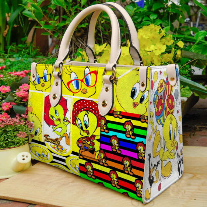 Tweety Bird Leather Handbag Gift For Women 2