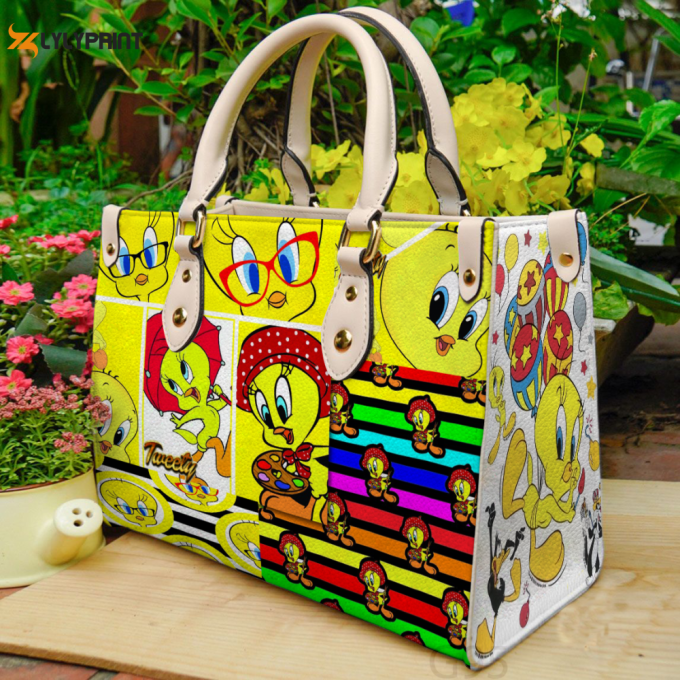 Tweety Bird Leather Handbag Gift For Women 1