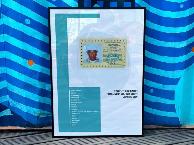 Tyler The Creator &Quot;Call Me If You Get Lost&Quot; Album Cover Poster 3
