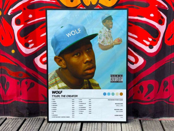 Tyler The Creator &Quot;Wolf&Quot; Album Cover Poster For Home Room Decor 2