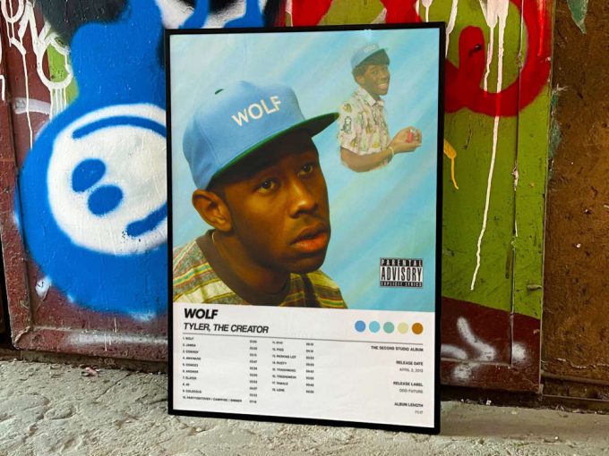 Tyler The Creator &Quot;Wolf&Quot; Album Cover Poster For Home Room Decor 3