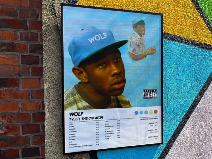 Tyler The Creator &Quot;Wolf&Quot; Album Cover Poster For Home Room Decor 4