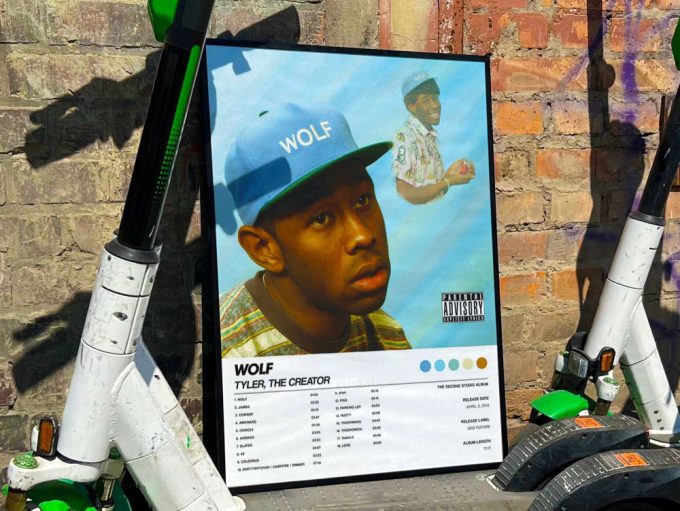Tyler The Creator &Quot;Wolf&Quot; Album Cover Poster For Home Room Decor 6