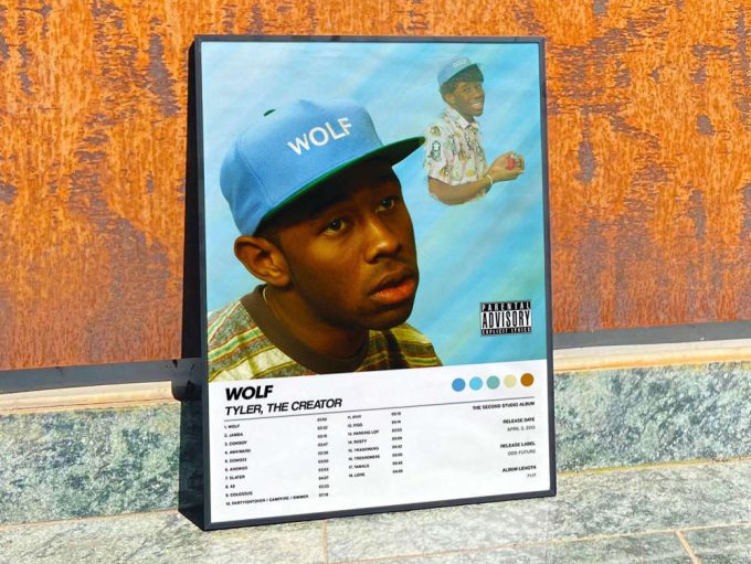 Tyler The Creator &Quot;Wolf&Quot; Album Cover Poster For Home Room Decor 9