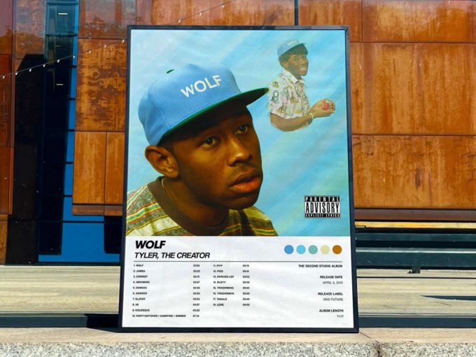 Tyler The Creator &Quot;Wolf&Quot; Album Cover Poster For Home Room Decor 10