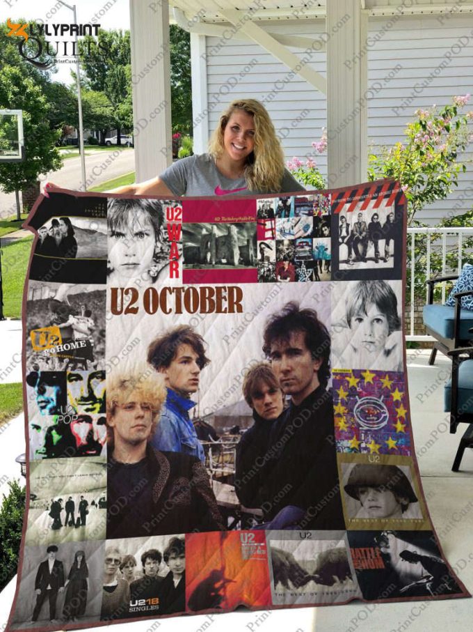 U2 Band 3 Quilt Blanket For Fans Home Decor Gift 1