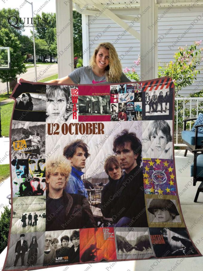 U2 Band 3 Quilt Blanket For Fans Home Decor Gift 3
