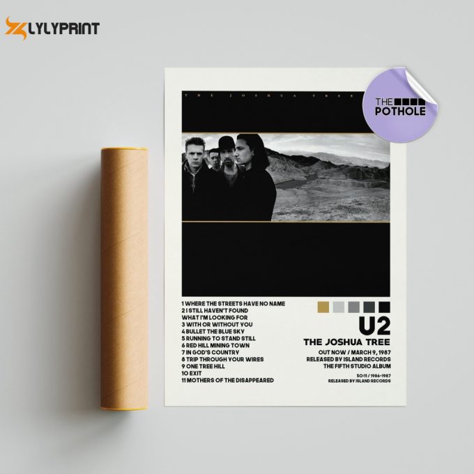 U2 Posters /The Joshua Tree Poster / U2, The Joshua Tree, Album Cover Poster, Poster Print Wall Art, Custom Poster, Home Decor 1