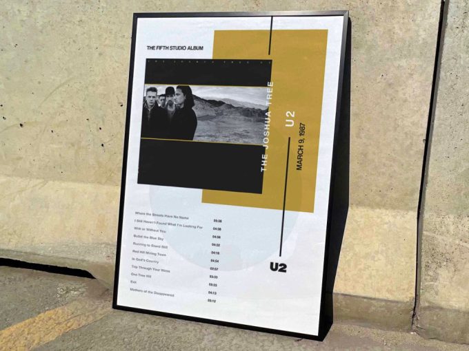 U2 &Quot;The Joshua Tree&Quot; Album Cover Poster #3 2