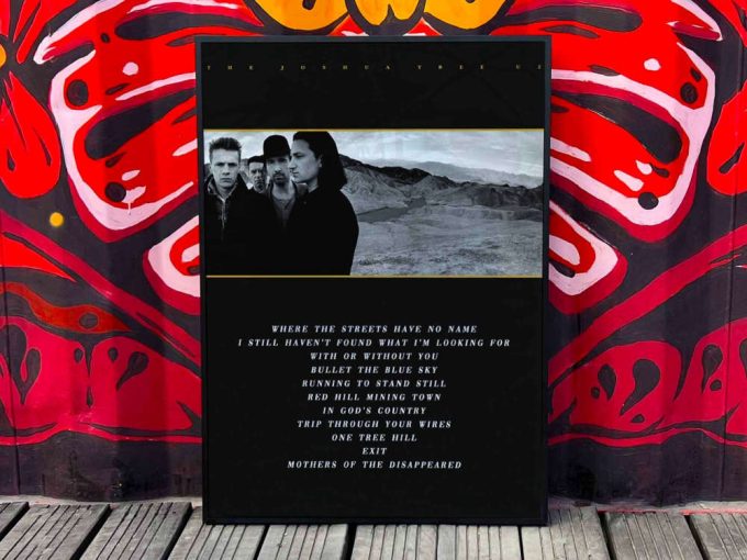 U2 &Quot;The Joshua Tree&Quot; Album Cover Poster For Home Room Decor #Fac 2