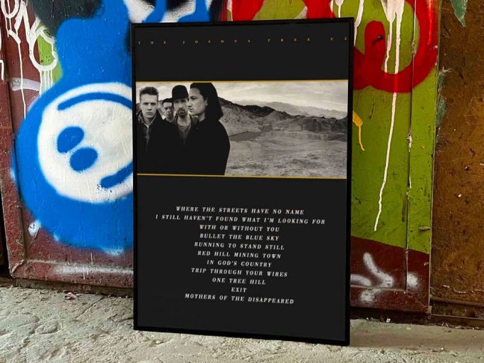 U2 &Quot;The Joshua Tree&Quot; Album Cover Poster For Home Room Decor #Fac 3