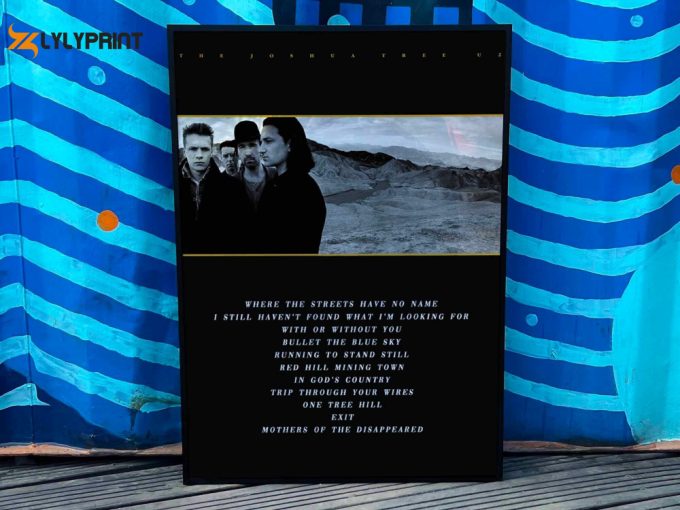 U2 &Amp;Quot;The Joshua Tree&Amp;Quot; Album Cover Poster For Home Room Decor #Fac 1
