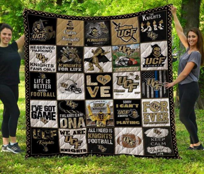 Ucf Knights Quilt Blanket For Fans Home Decor Gift 2