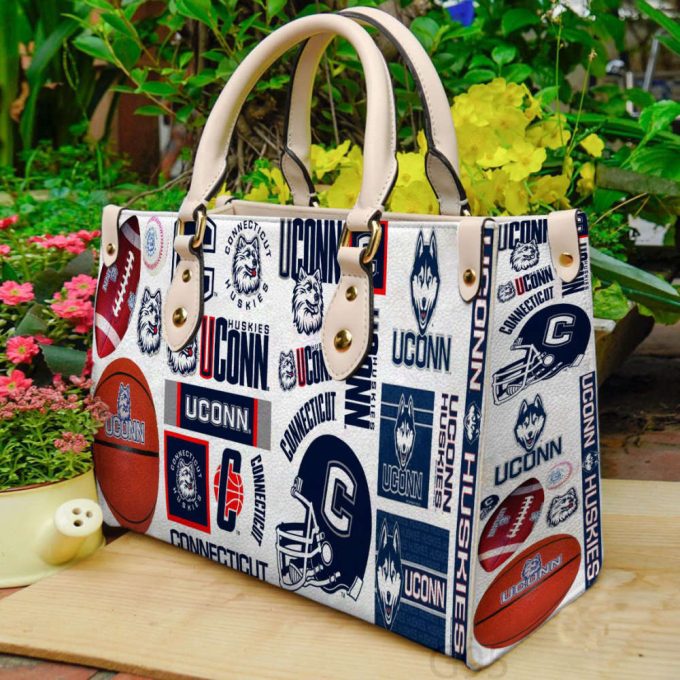 Uconn Huskies 1 Leather Handbag For Women Gift 2