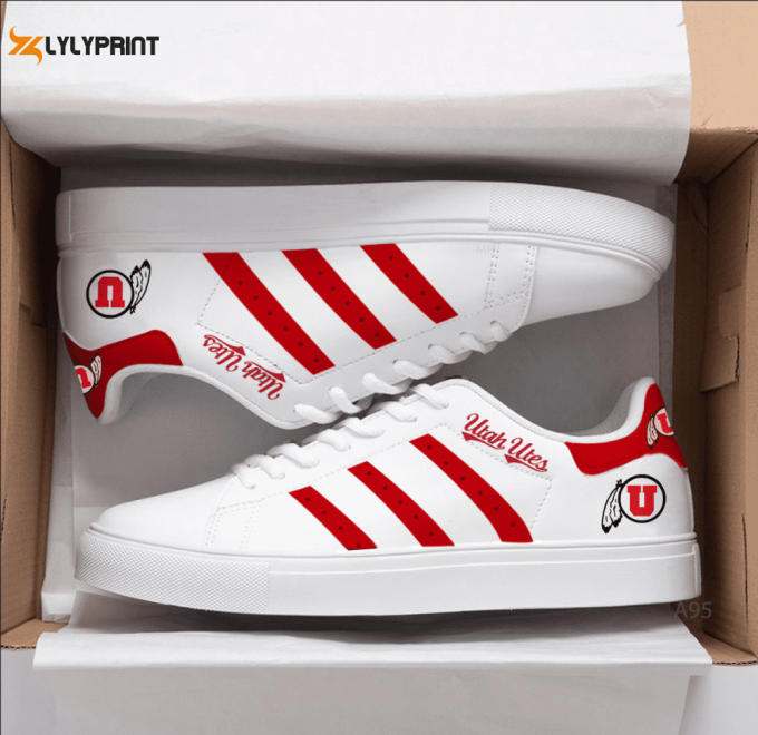 Utah Utes 3 Skate Shoes For Men Women Fans Gift 1