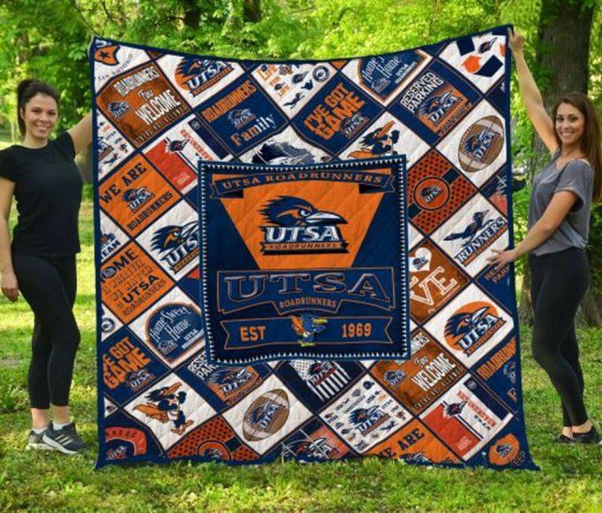 Utsa Roadrunners 3 Quilt Blanket For Fans Home Decor Gift 2