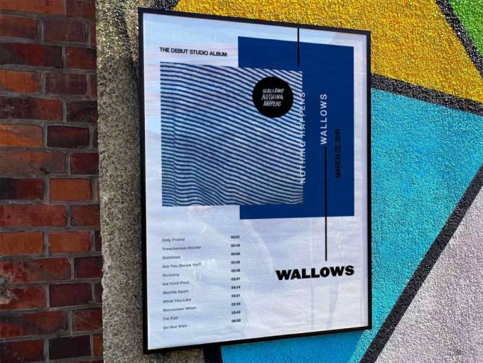 Wallows &Quot;Nothing Happens&Quot; Album Cover Poster #3 3