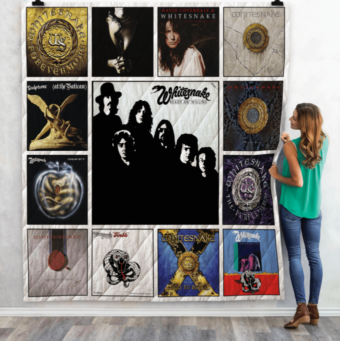 Whitesnake 2 Quilt Blanket For Fans Home Decor Gift 2