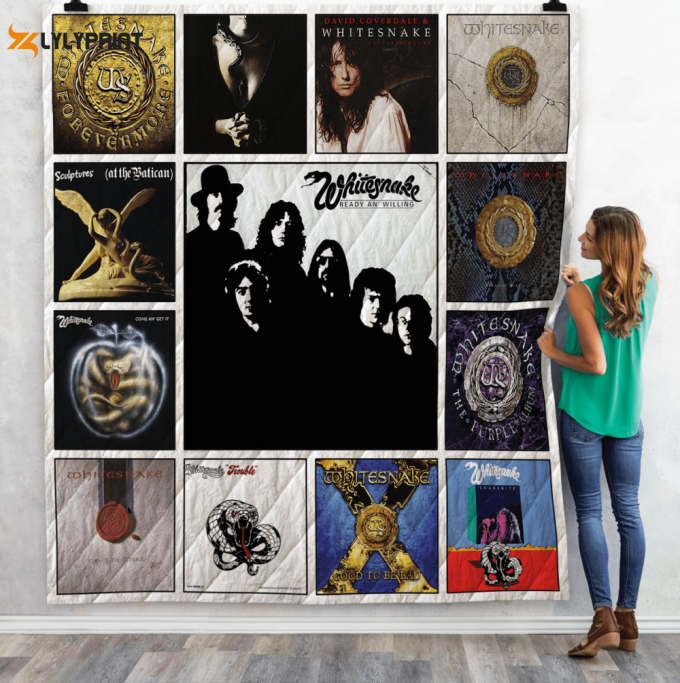 Whitesnake 2 Quilt Blanket For Fans Home Decor Gift 1