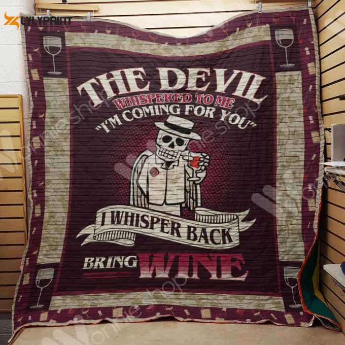 Wine 3D Customized Quilt Blanket For Fans Home Decor Gift 1