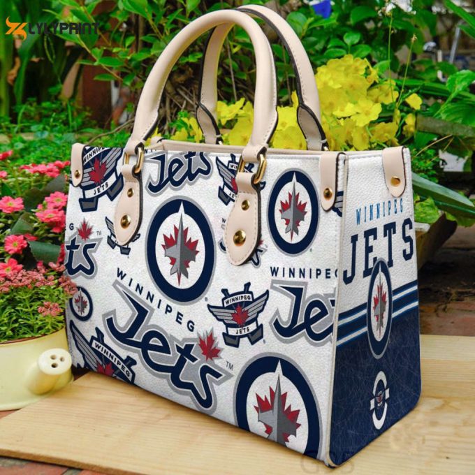 Winnipeg Jets Leather Handbag Gift For Women 1