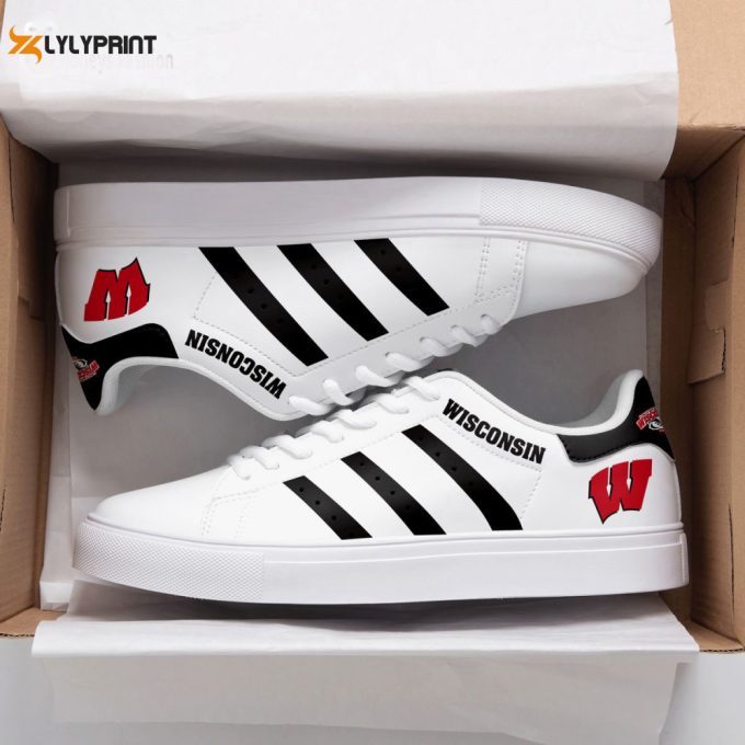 Wisconsin Badgers 1 Skate Shoes For Men Women Fans Gift 1