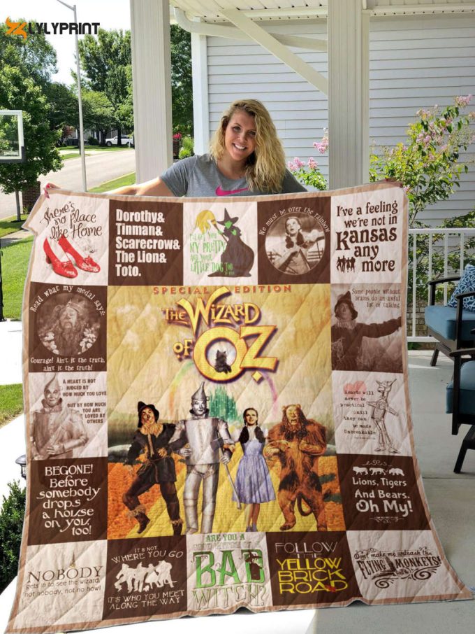 Wizard Of Oz 2 Quilt Blanket For Fans Home Decor Gift 1