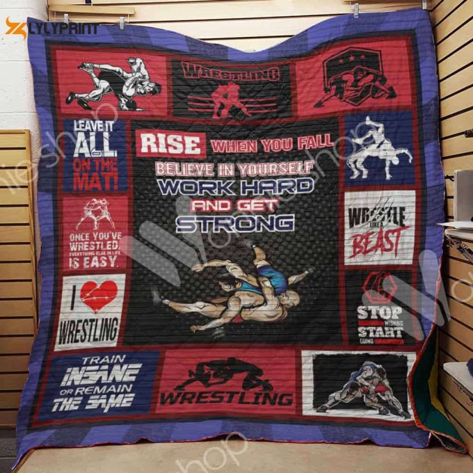 Wrestling 3D Customized Quilt Blanket For Fans Home Decor Gift 1