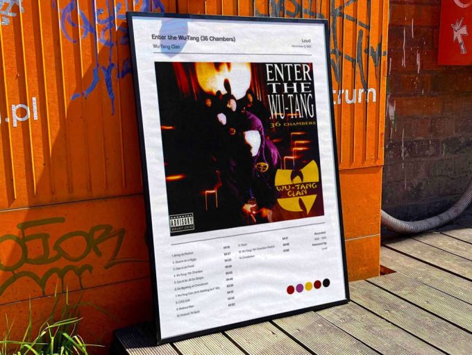 Wu-Tang Clan &Quot;Enter The Wu-Tang&Quot; Album Cover Poster #5 3