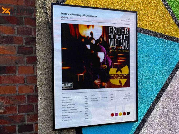 Wu-Tang Clan &Amp;Quot;Enter The Wu-Tang&Amp;Quot; Album Cover Poster #5 1