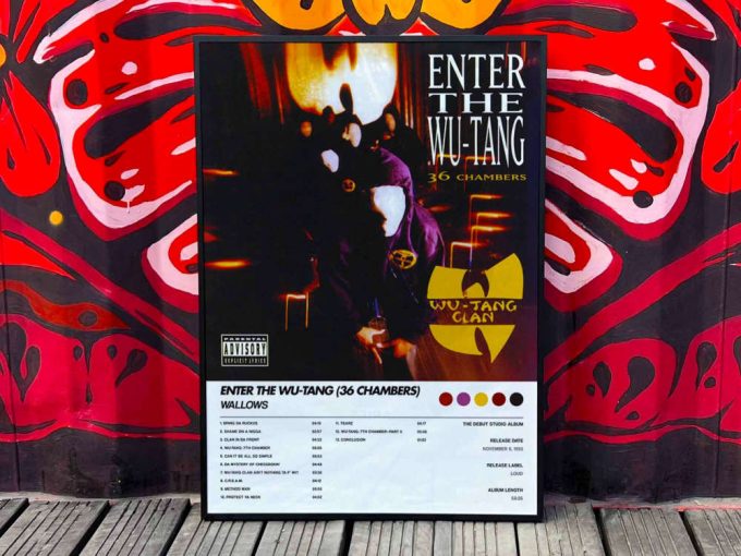 Wu-Tang Clan &Quot;Enter The Wu-Tang&Quot; Album Cover Poster #6 2