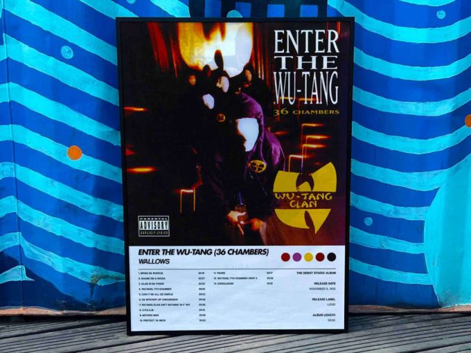 Wu-Tang Clan &Quot;Enter The Wu-Tang&Quot; Album Cover Poster #6 3