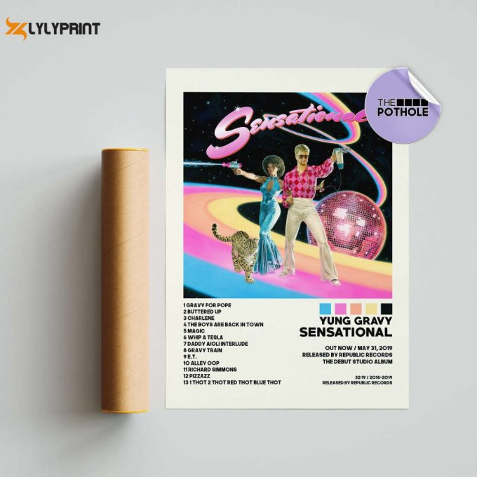 Yung Gravy Posters / Sensational Poster / Yung Gravy, Sensational, Album Cover Poster / Poster Print Wall Art / Custom Poster / Home Decor 1