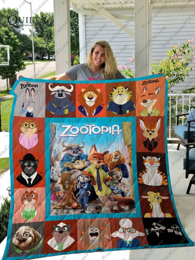 Zootopia 2 Quilt Blanket For Fans Home Decor Gift 2