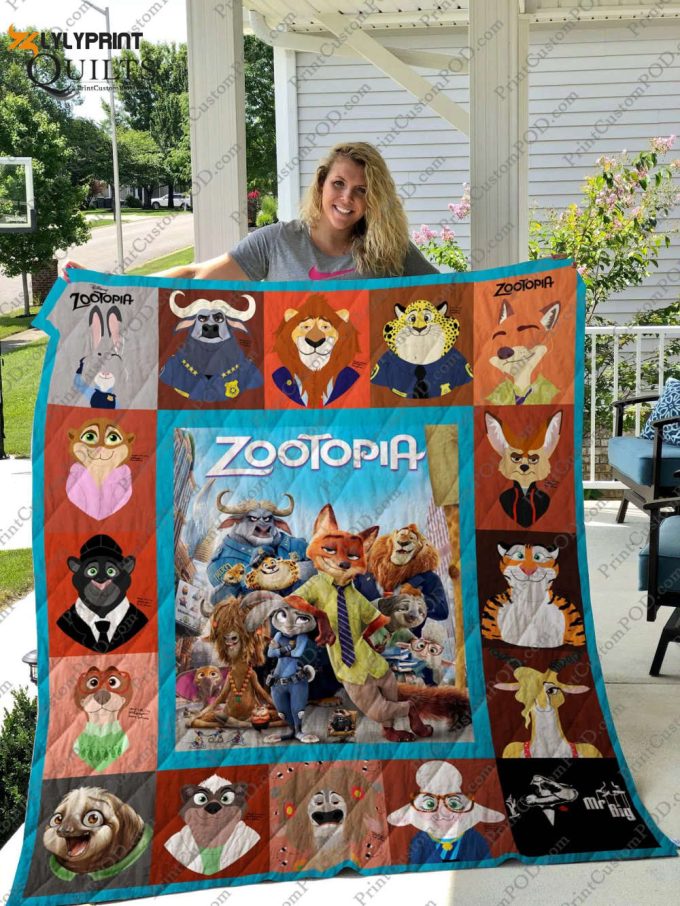 Zootopia 2 Quilt Blanket For Fans Home Decor Gift 1