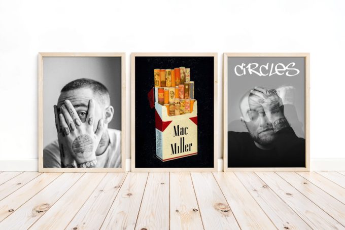 3X Mac Miller Posters, Mac Miller Prints, Mac Miller Artwork, Mac Miller Album Cover Art, Mac Miller Gift 2