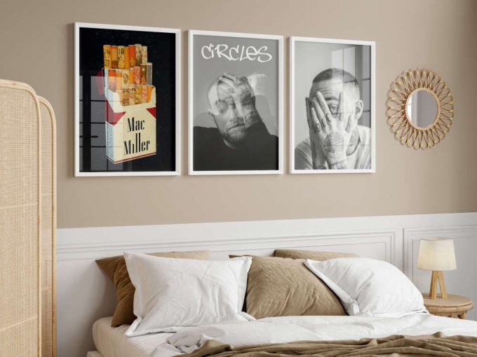 3X Mac Miller Posters, Mac Miller Prints, Mac Miller Artwork, Mac Miller Album Cover Art, Mac Miller Gift 3