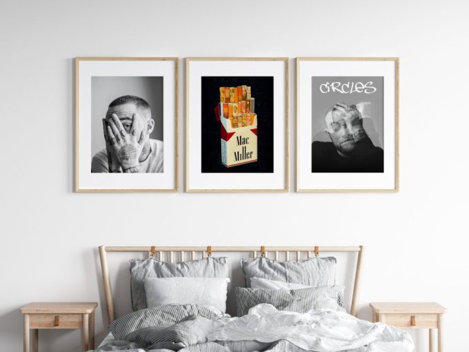 3X Mac Miller Posters, Mac Miller Prints, Mac Miller Artwork, Mac Miller Album Cover Art, Mac Miller Gift 4