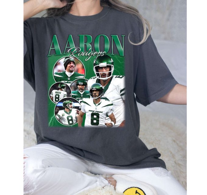 Aaron Rodgers Shirt, Aaron Rodgers T-Shirt, Aaron Rodgers Tees, Hip Hop Graphic Unisex Hoodie, Bootleg Retro 90'S Fans Gift, Trendy T-Shirt 2