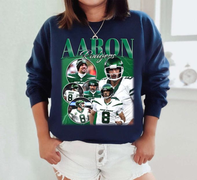 Aaron Rodgers Shirt, Aaron Rodgers T-Shirt, Aaron Rodgers Tees, Hip Hop Graphic Unisex Hoodie, Bootleg Retro 90'S Fans Gift, Trendy T-Shirt 5