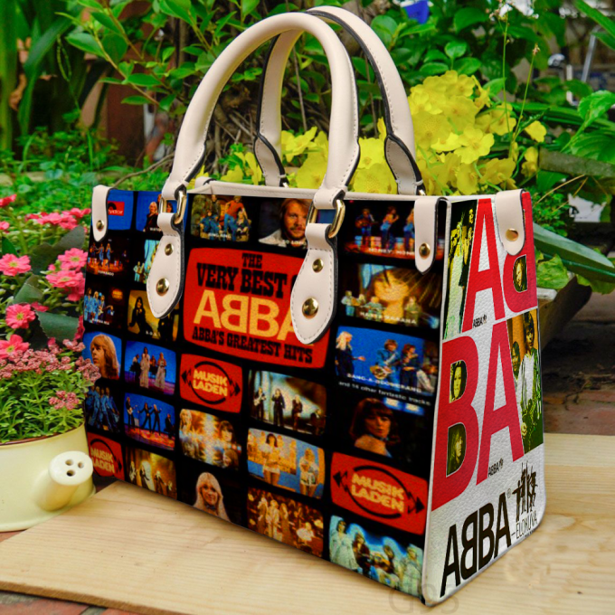 Stylish Abba Band 1 Leather Hand Bag Gift For Women'S Day - Perfect Women S Day Gift! G95 2