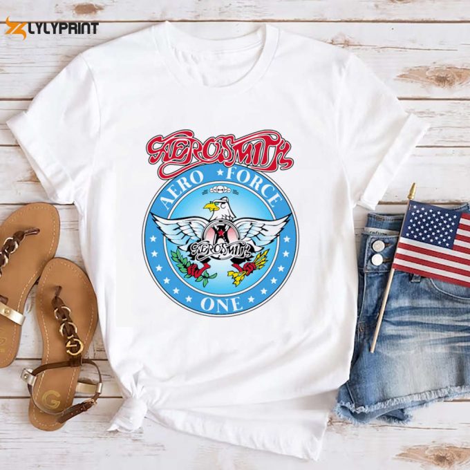 Aerosmith Aero Force Shirt, Rock Band Aerosmith Logo T-Shirt, 2024 Tour Aerosmith Shirt, Farewell Tour Shirt, Aerosmith Band Fan Lover Shirt 1