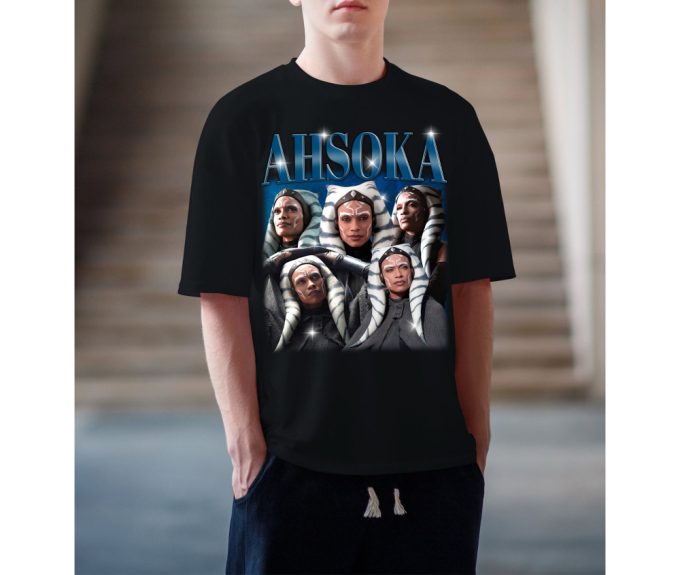 Ahsoka T-Shirt, Ahsoka Shirt, Ahsoka Tees, Ahsoka Hoodie, Hip Hop Graphic, Unisex Shirt, Bootleg Retro 90'S Fans Gift, Trendy Shirt 5