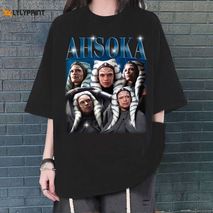 Ahsoka T-Shirt, Ahsoka Shirt, Ahsoka Tees, Ahsoka Hoodie, Hip Hop Graphic, Unisex Shirt, Bootleg Retro 90'S Fans Gift, Trendy Shirt 1