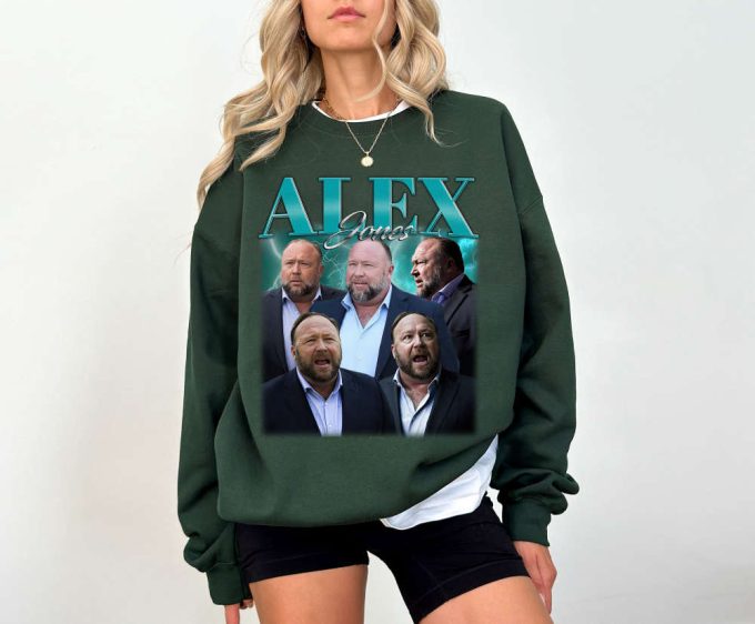 Shop The Trendy Alexander Emerick Jones T-Shirt: Alex Jones Actor Tee &Amp; Homage Sweater - Perfect For College! 4