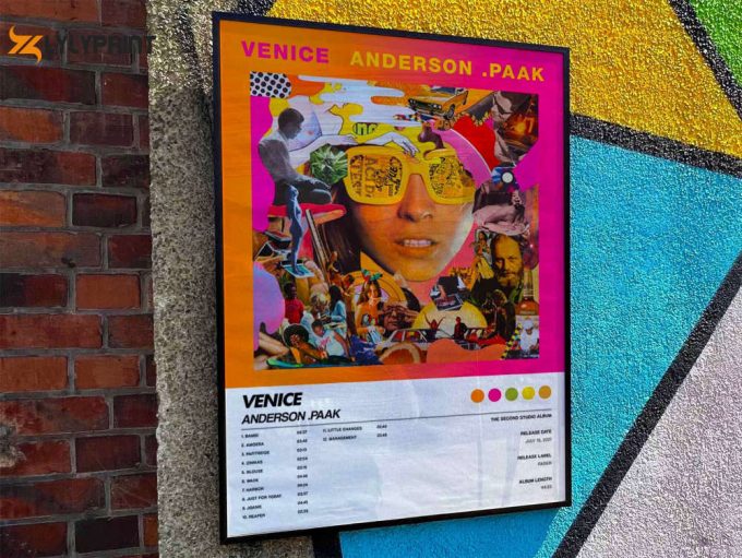 Anderson Paak &Amp;Quot;Venice&Amp;Quot; Album Cover Poster For Home Room Decor #6 1