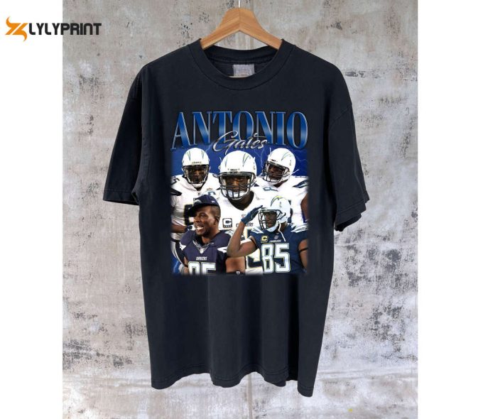 Antonio Gates T-Shirt: Perfect Christmas Gift For Football Lovers - Sports Tees &Amp;Amp; Sweaters 1