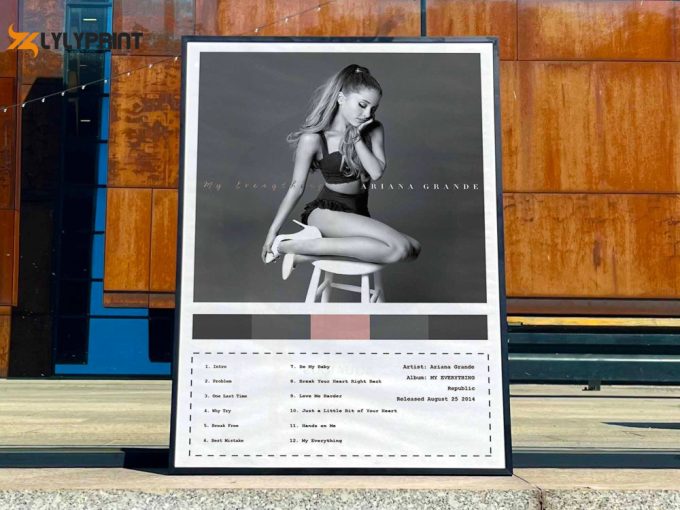 Ariana Grande &Amp;Quot;My Everything&Amp;Quot; Album Cover Poster For Home Room Decor #4 1