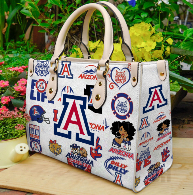 Arizona Wildcats Leather Handbag 2